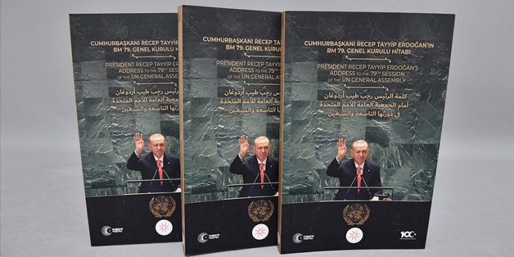 Erdoğan’ın BM 79. Genel Kurulu’ndaki hitabı kitaplaştırıldı..Dünya’ya KKTC’yi tanıyın çağrısı da kitapta yer alıyor