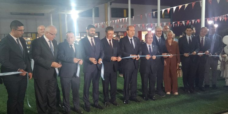 Türkiye Maarif Vakfı, SAMTAY Vakfı Suna-Ata Atun İlkokulunda ekolojik bahçe ve spor alanı törenle hizmete açıldı