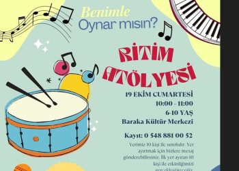 Baraka Kültür Merkezi, Ritim Atölyesi etkinliği düzenleyecek