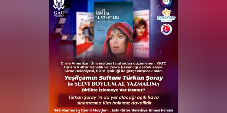 Türkan Şoray GAÜ’nün konuğu olarak KKTC’ye geliyor