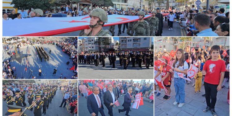 29 Ekim Girne’de törenlerle kutlandı