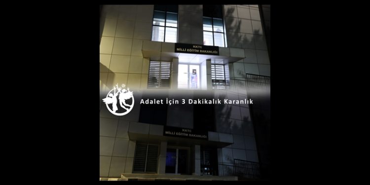 Milli Eğitim Bakanlığı’ndan “Adalet İçin 3 Dakikalık Karanlık” eylemine destek