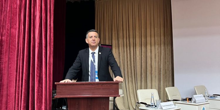 Cumhurbaşkanı Uluslararası İlişkiler ve Diplomasi Özel Danışmanı Işıksal, Türk Devletleri Teşkilatı konferansında konuşma yaptı