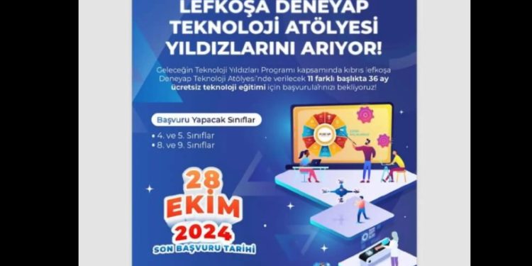 Deneyap Teknoloji Atölyeleri için başvurular başladı