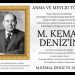 M. Kemal Deniz,  kabri başında anılacak