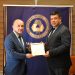 Ankara Hacı Bayram Veli Üniversitesi Rektör Vekili Prof. Dr. Metin Orbay, DAÜ Rektörü Prof. Dr. Hasan Kılıç’ı ziyaret etti