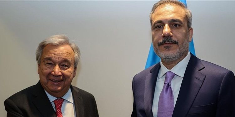 TC Dışişleri Bakanı Fidan, BM Genel Sekreteri Guterres ile görüştü… Kıbrıs da ele alındı