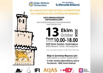 DAÜ 14.Kumdan Heykel Festivali ve Yarışması Pazar günü yapılacak