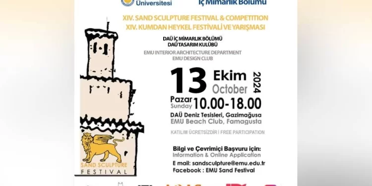 DAÜ 14.Kumdan Heykel Festivali ve Yarışması Pazar günü yapılacak