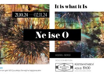 Münevver Özgür Özersay’ın ilk kişisel sergisi yarın Rüstem Kitabevi’nde açılacak