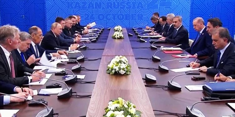 Erdoğan, Rusya Devlet Başkanı Putin ile bir araya geldi