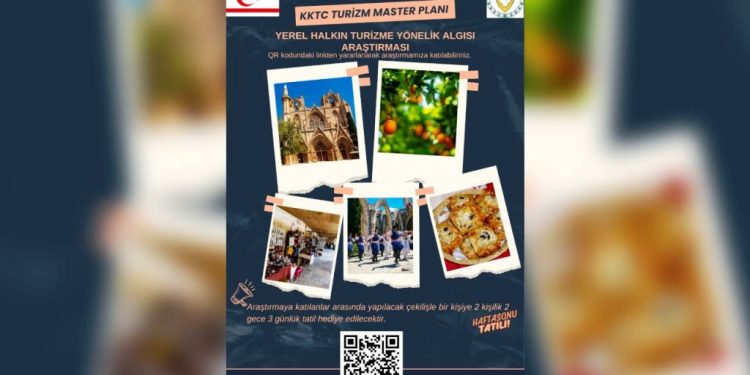 Halkın turizme yönelik algı ve tutumlarının belirlenmesi amacıyla anket düzenleniyor