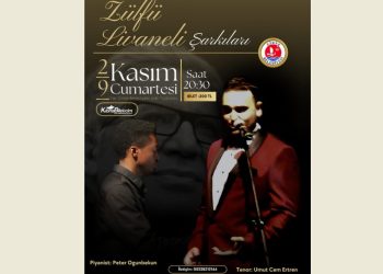 “Zülfü Livaneli Şarkıları” konseri 2 ve 9 Kasım’da yapılacak