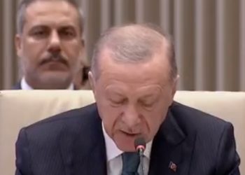 TC Cumhurbaşkanı  Erdoğan: KTC’nin teşkilatımızın bugünkü zirvesinde onur konuğu olarak yer alması dayanışma irademizin tezahürüdür. Kendilerinin yakın zamanda tam üye olarak yer almasını bekliyoruz. Kıbrıs’ta adil çözüm için Türk dünyasına sorumluluk düşüyor