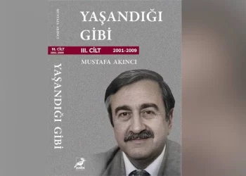 Akıncı’nın “Yaşandığı Gibi” kitabının 3. cildi çıktı…Tanıtım etkinliği salı günü