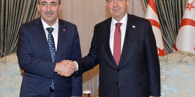 Cumhurbaşkanı Tatar, TC Cumhuriyeti Cumhurbaşkanı Yardımcısı Cevdet Yılmaz’ı kabul etti… Yılmaz: KKTC’nin daha ileriye gitmesi için birlikte çalışmaya devam edeceğiz