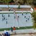 AB finansmanlı “Yerel Altyapı Hizmetleri Projesi” kapsamında, Lefkoşa’da iki ve Girne’de bir okula çok amaçlı spor tesisi kuruldu