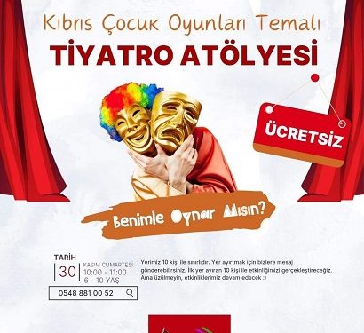 Baraka Kültür Merkezi, ‘Benimle Oynar Mısın?’ etkinliklerine Tiyatro Atölyesi’yle kaldığı yerden devam ediyor