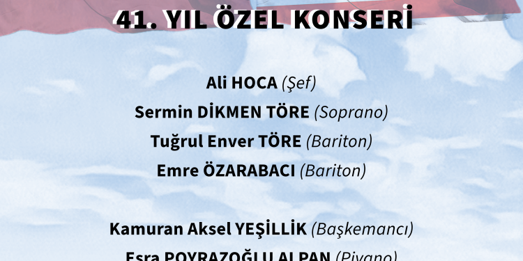 “Kuzey Kıbrıs Türk Cumhuriyeti 41. Yıl Özel Konseri” yarın yapılacak