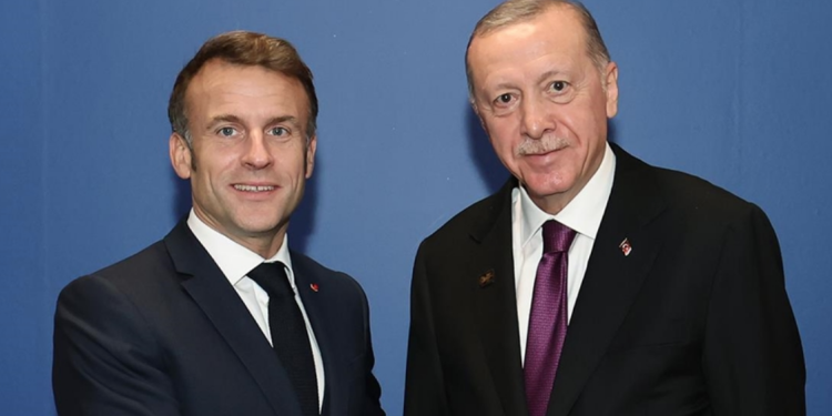 Türkiye Cumhurbaşkanı Erdoğan, Fransa Cumhurbaşkanı Macron ile bir araya geldi