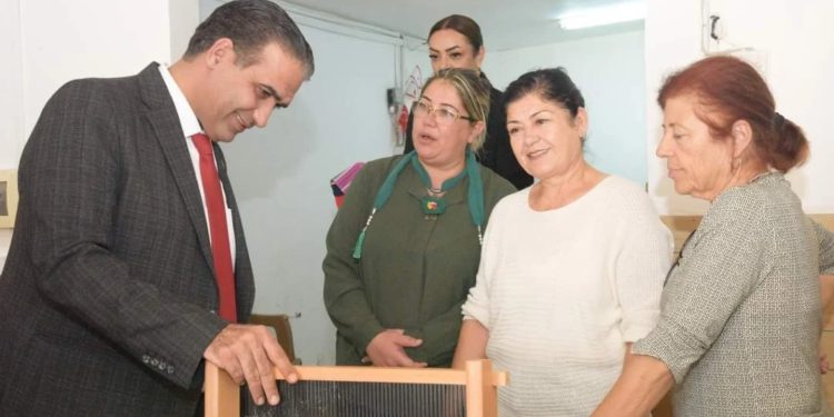 Gardiyanoğlu, “Kadına Yönelik Mesleki Eğitim ve Sosyal Destek Projesi” kursiyerlerini ziyaret etti
