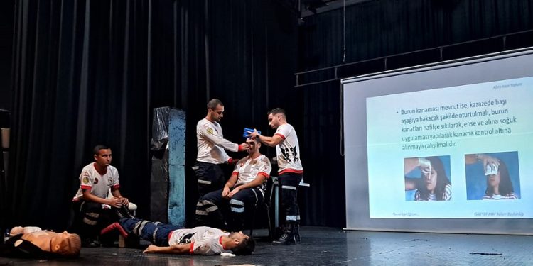 Girne’de, “Afete Hazırlık ve İlk Yardım Eğitim” semineri yapıldı