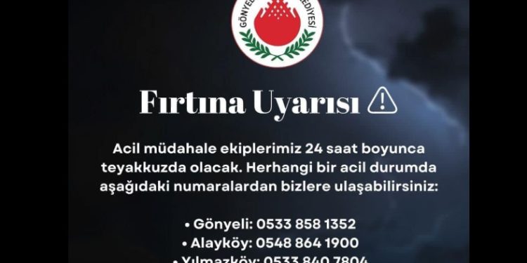 Amcaoğlu:Ekiplerimiz teyakkuzda, vatandaşlarımız dikkatli olsun