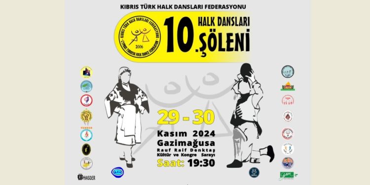 10.Halk Dansları Şöleni cuma ve cumartesi yapılacak