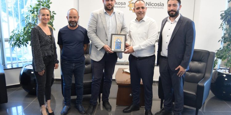 İMO heyeti, LTB Başkanı Harmancı’yı ziyaret etti