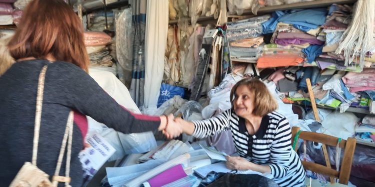 CTP Kadın Örgütü ilçeleri dolaşarak bildiri dağıttı