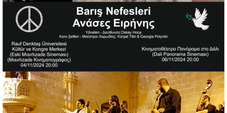 LBO ve Barış İçin İki Toplumlu Koro KKTC ve Güney KIbrıs’ta konser verecek