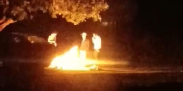 Boğaz Piknik alanında fırtınaya rağmen ateş yakan dört kişi hakkında yasal işlem