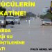 Polisten Gazimağusa – İskele anayolundaki su birikintileri nedeniyle sürücülere uyarı!