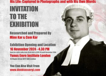“Denktaş in London Sergisi” 16 Kasım’da açılacak