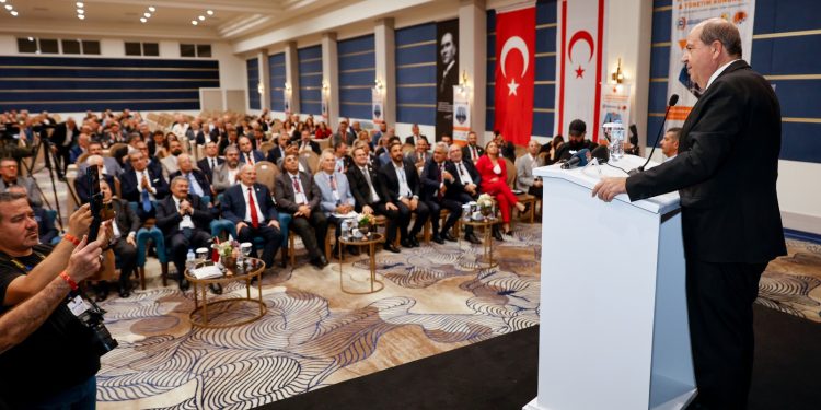 Tatar: “Kıbrıs’ta iki devletin iş birliğine dayalı bir çözüm modeli ile doğru yoldayız”
