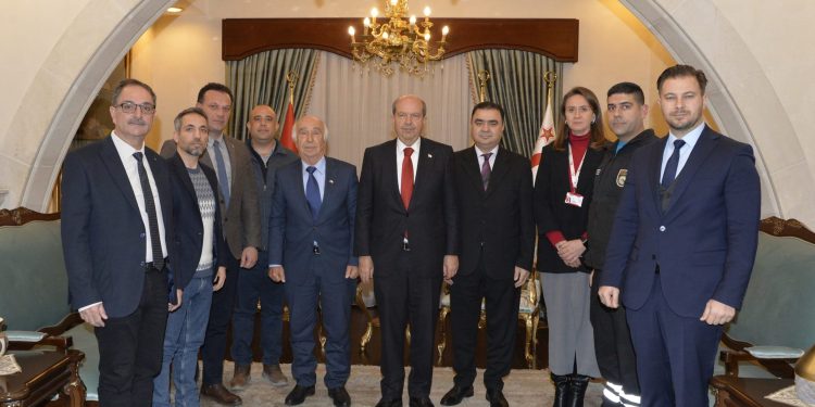 Cumhurbaşkanı Tatar, Cumhurbaşkanlığı Deprem Komitesi üyelerini kabul etti