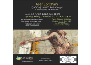 İranlı ressamdan “Çağdaş Sanat” sergisi