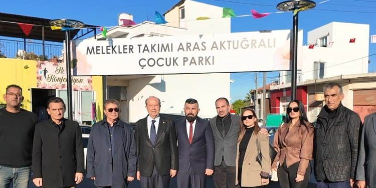 “Melekler Takımı Aras Aktuğralı Çocuk Parkı” açıldı