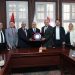 Türk Dünyası Mühendisler ve Mimarlar Birliği heyeti, Kıbrıs Türk Belediyeler Birliği’ni ziyaret etti