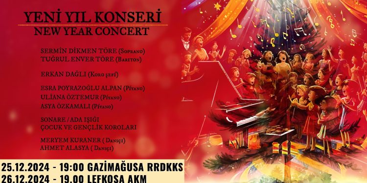 Lefkoşa ve Gazimağusa’da “Yeni Yıl Konseri”