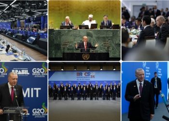 TC Cumhurbaşkanı Erdoğan, 2024’te başta Gazze olmak üzere küresel barış için yoğun diplomasi trafiği yürüttü