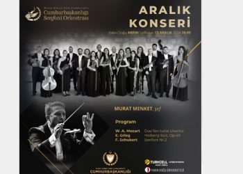 Cumhurbaşkanlığı Senfoni Orkestrası’ndan Aralık konseri…