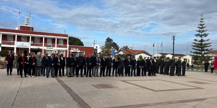 21-25 Aralık Mücadele ve Şehitler Haftası dolayısıyla Güzelyurt’ta anma töreni düzenlendi