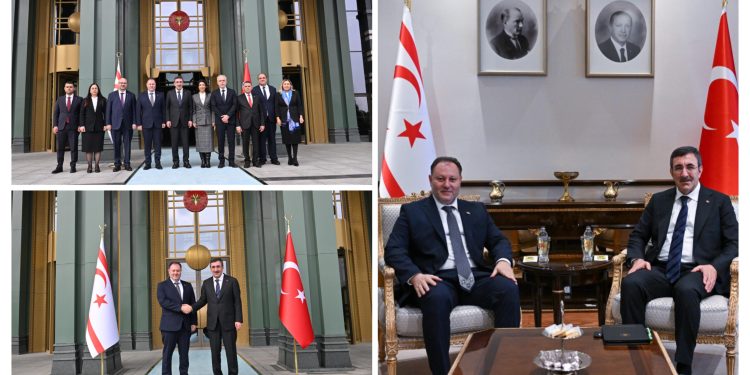 Ziya Öztürkler, Türkiye Cumhurbaşkanı Yardımcısı Cevdet Yılmaz ile görüştü