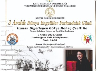 3 Aralık Dünya Engelliler Günü nedeniyle masal anlatımı, müzik dinletisi ve söyleşi etkinlikleri düzenleniyor