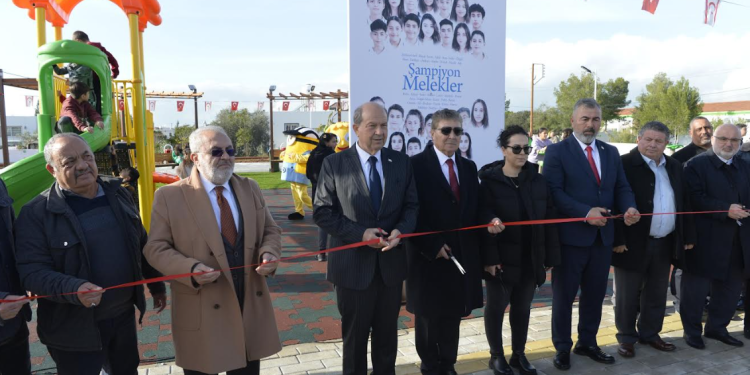 “Türkmenköy Şampiyon Melekler Çocuk Parkı ve Dinlenme Alanı” hizmete açıldı