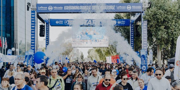 12’nci Ülker Lefkoşa Maratonu halk koşusu başladı