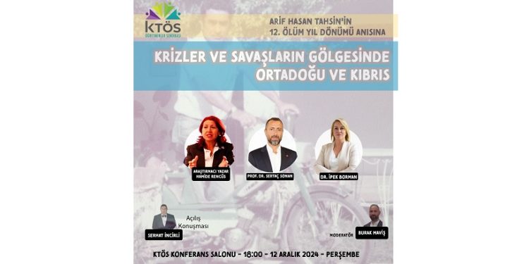 Arif Hasan Tahsin ölümünün 12. yılında KTÖS’teki panelle anılacak