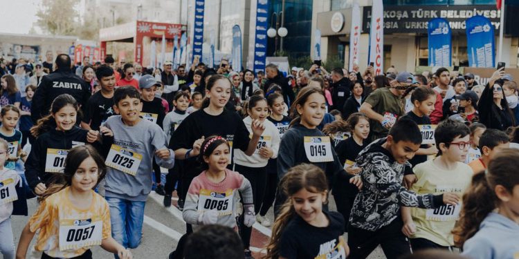 Çocuklar da maraton heyecanına ortak oldu… Ülker Lefkoşa Çocuk Koşusu tamamlandı