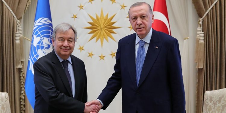 Erdoğan, BM Genel Sekreteri Guterres ile telefonda görüştü
